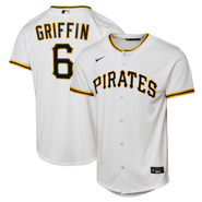 Nike Youth Nike Konnor Griffin White Pittsburgh Pirates Home Replica Jersey