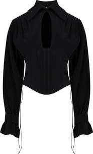 PCFG Wool Blend Your *Itch Corset Blouse