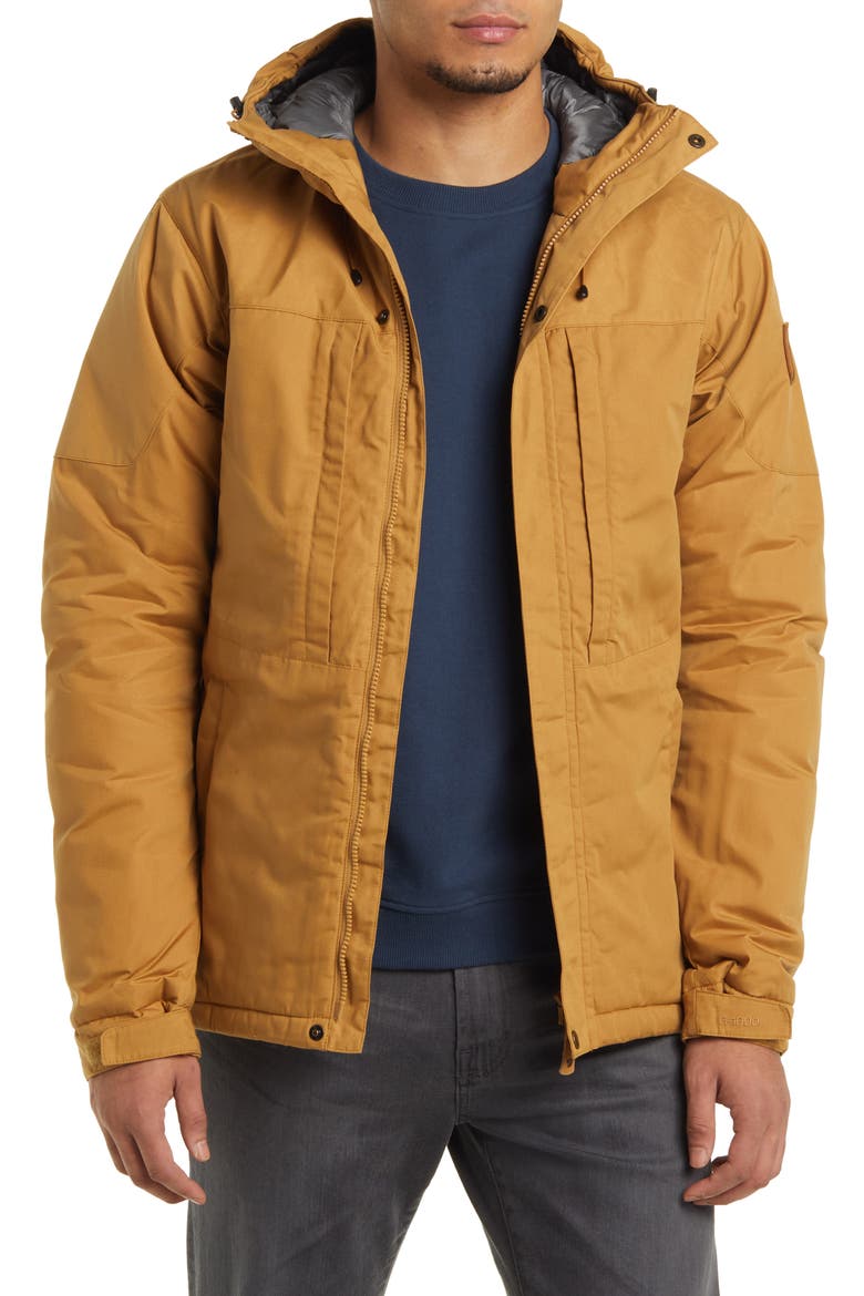 Skogsö Water Resistant Insulated Jacket, Main, color, BUCKWHEAT BROWN