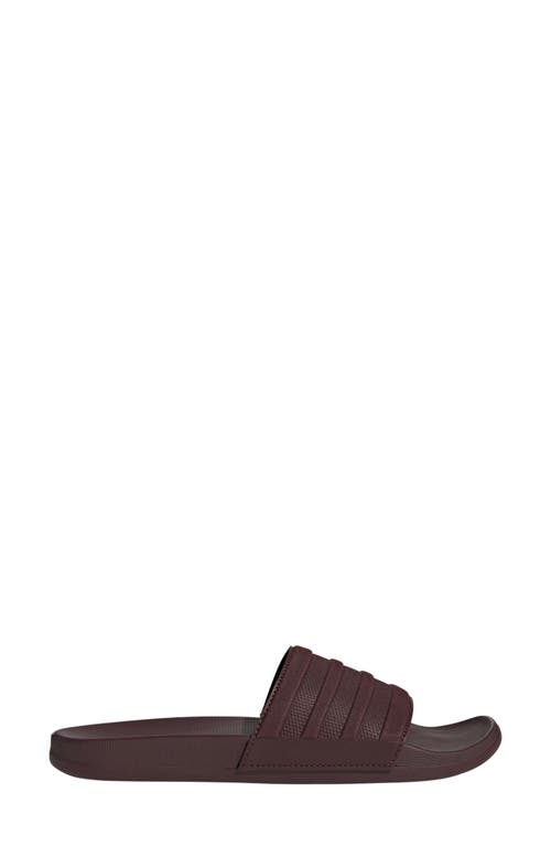 Adidas Originals Adidas Adilette Comfort Slide Sandal In Aurora Ruby/aurora Ruby