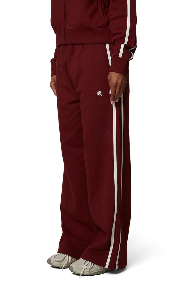 Good For Nothing Emblem Sport Tracksuit Joggers, Alternate, color, Burgundy