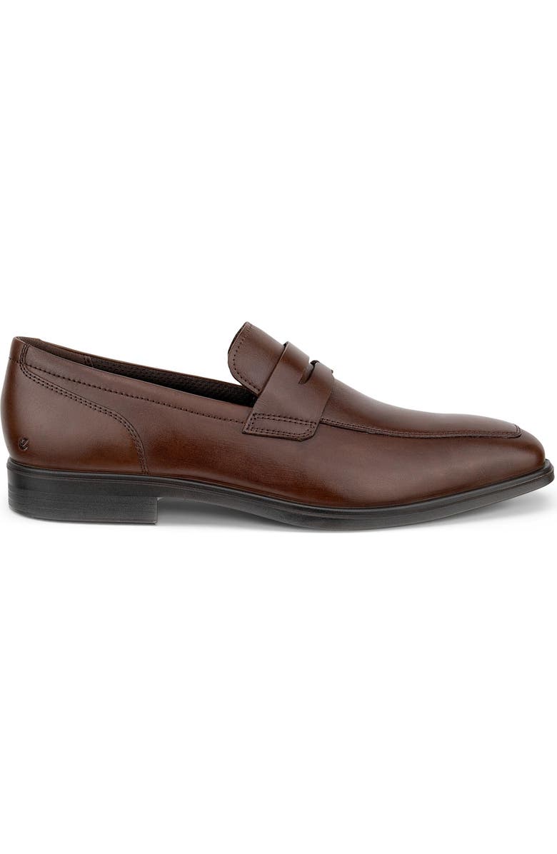 ECCO Queenstown Penny Loafer, Alternate, color, Cocoa Brown