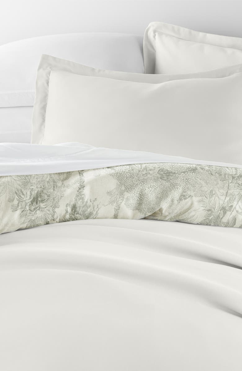 HOMESPUN Pattern Duvet Cover & Sham Set, Alternate, color, Eucalyptus