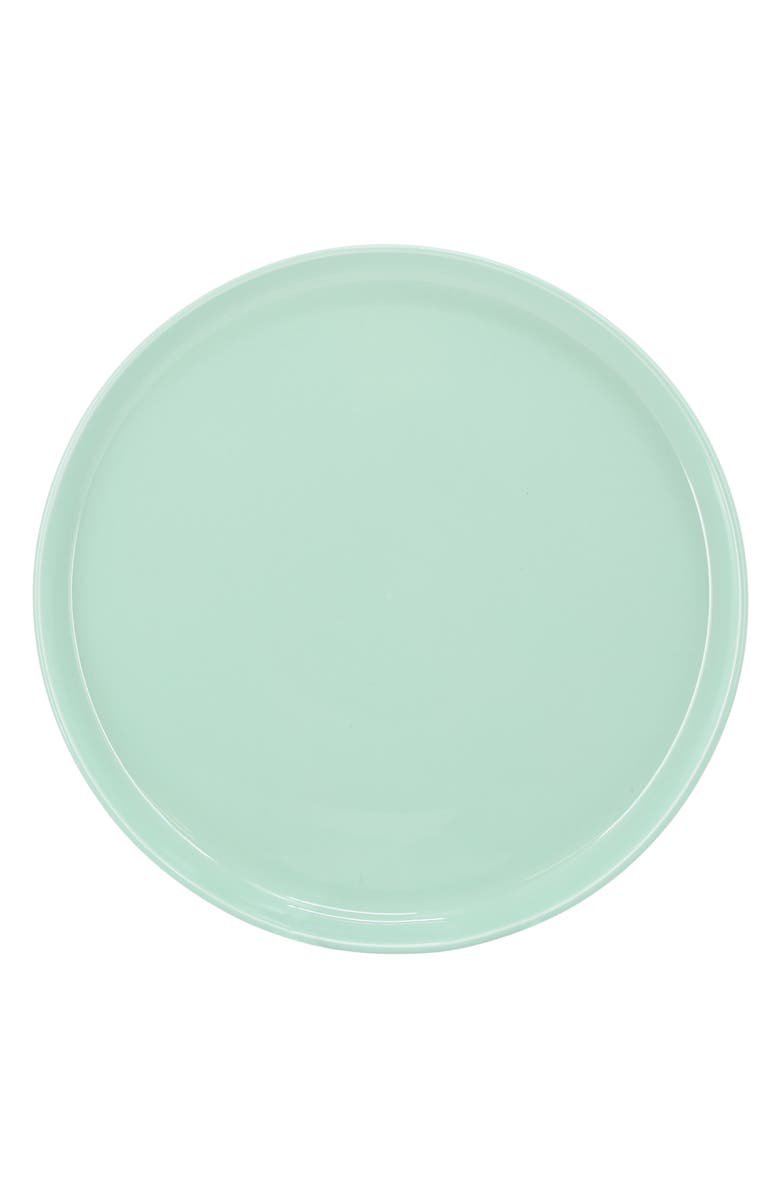 Elama Duncan 18 Piece Porcelain Dinnerware Set, Alternate, color, Green
