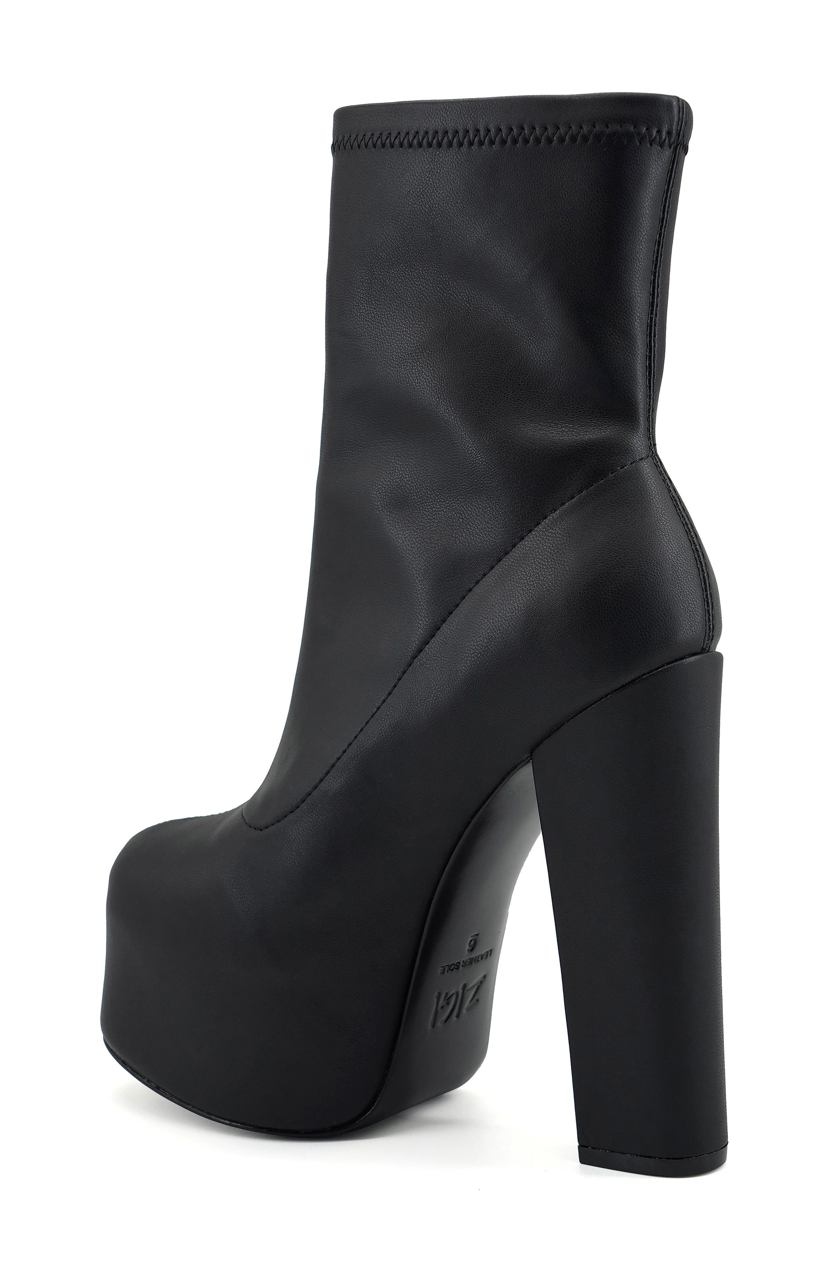 ZIGI Nerea Platform Bootie, Alternate, color, Black