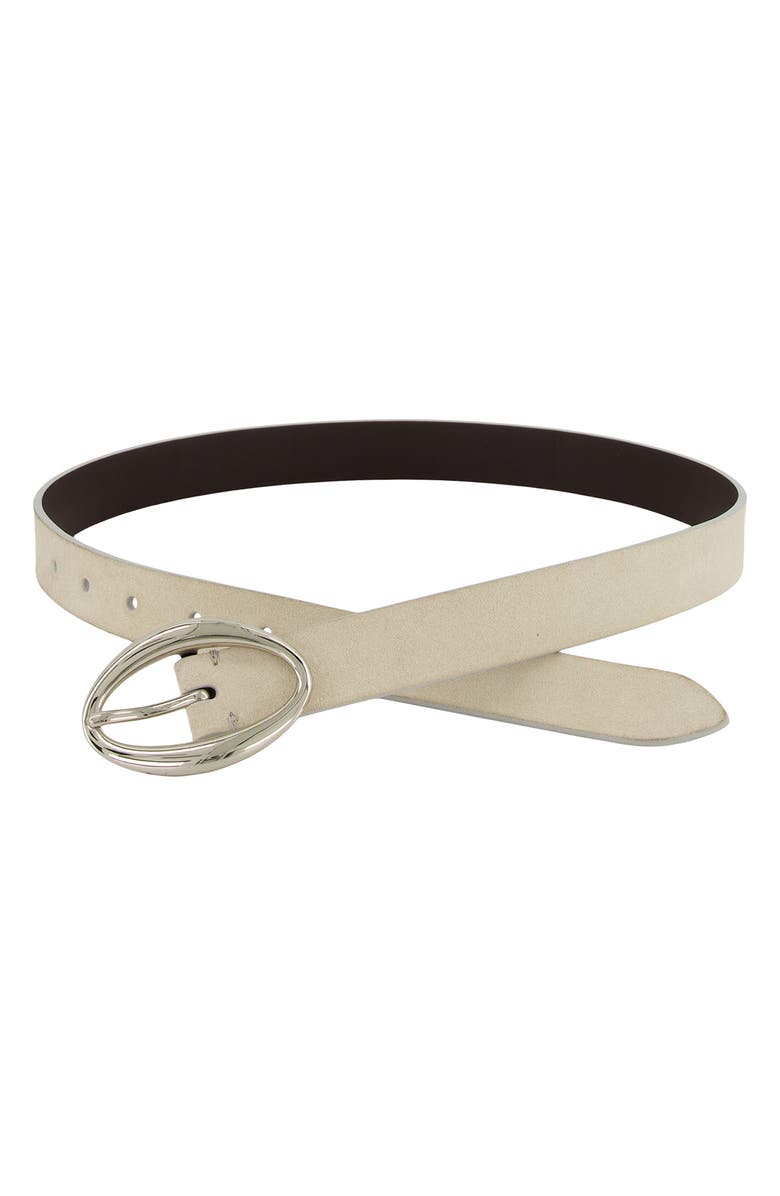 Vince Isla Suede Belt, Alternate, color, Dark Milk