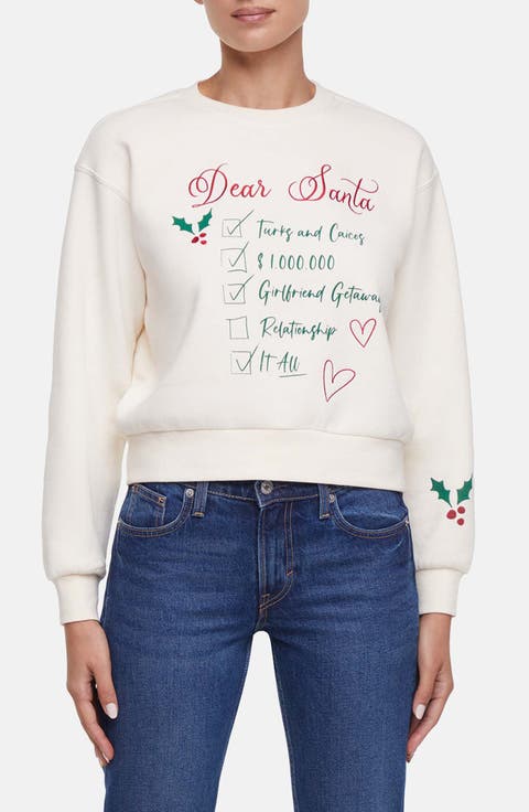 Elyse Dear Santa Sweatshirt
