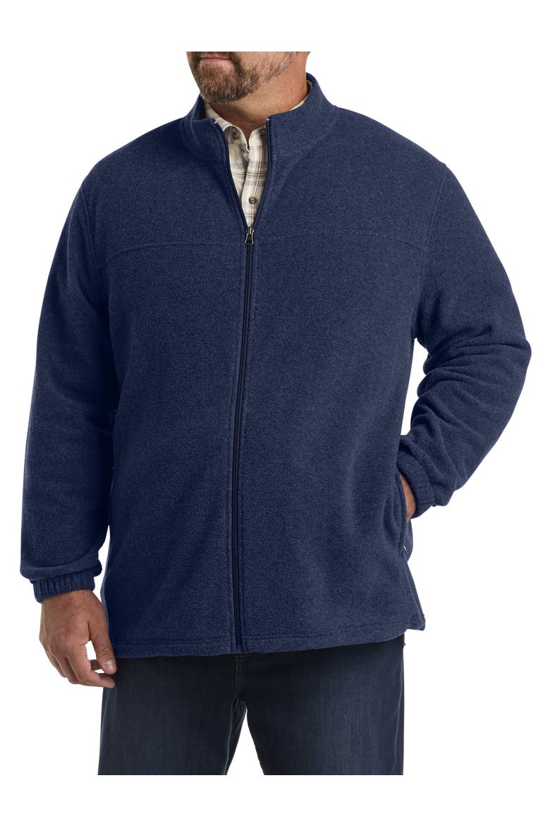 Full-Zip Polar Fleece Jacket, Alternate, color, NAVY