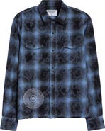 MIDNIGHT RODEO Laurel Canyon Plaid Flannel Graphic Shirt