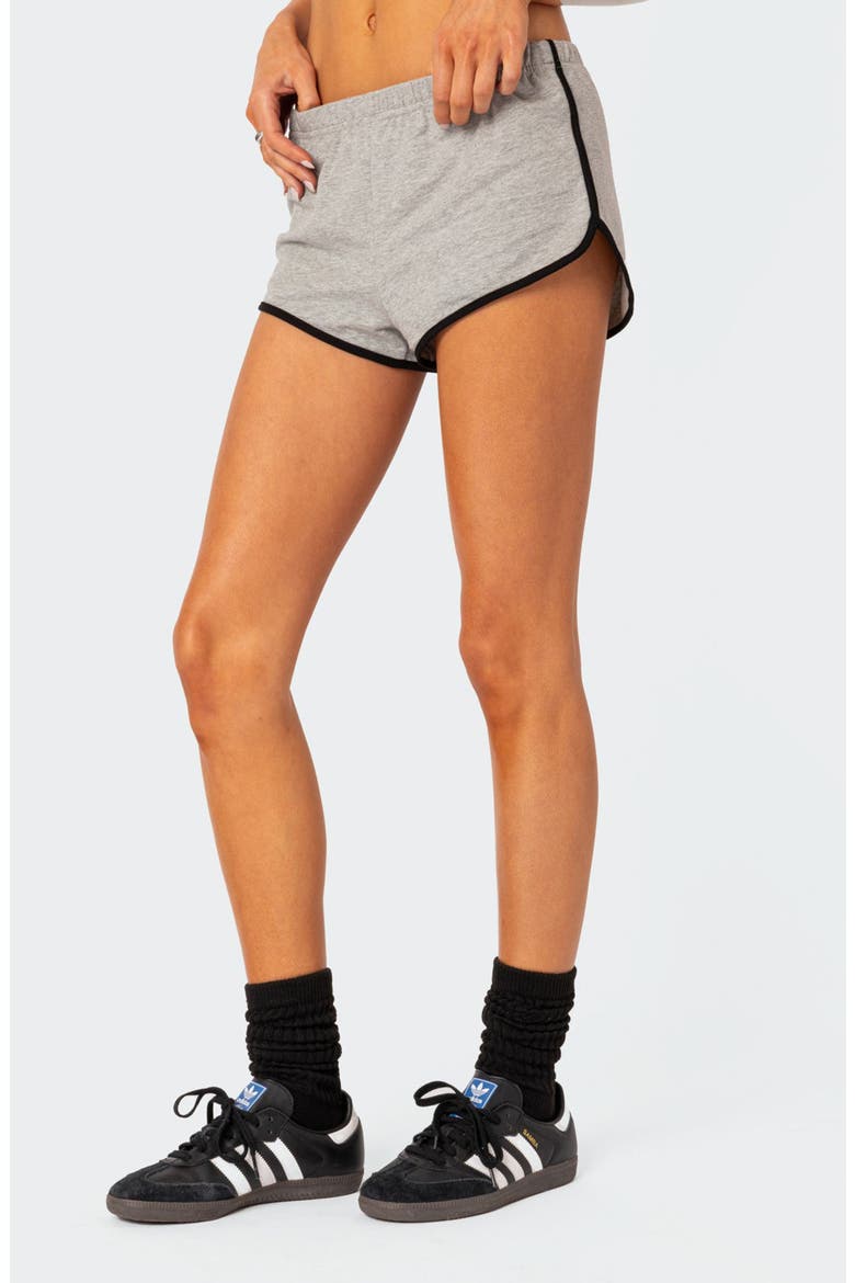 Kenedy Stretch Cotton Sweat Shorts, Alternate, color, GRAY-MELANGE