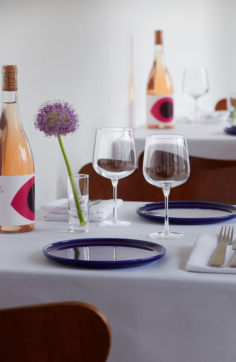 LSA Arc Set of 4 Wine Glasses, Alternate, color, Clear