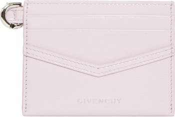 GIVENCHY ピンク Voyou ジップカードケース Givenchy: Pink Voyou Zipped Card Holder | SSENSE