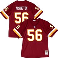 Mitchell & Ness Men's Mitchell & Ness LaVar Arrington Burgundy Washington Commanders 2001 Legacy Throwback Replica Jersey