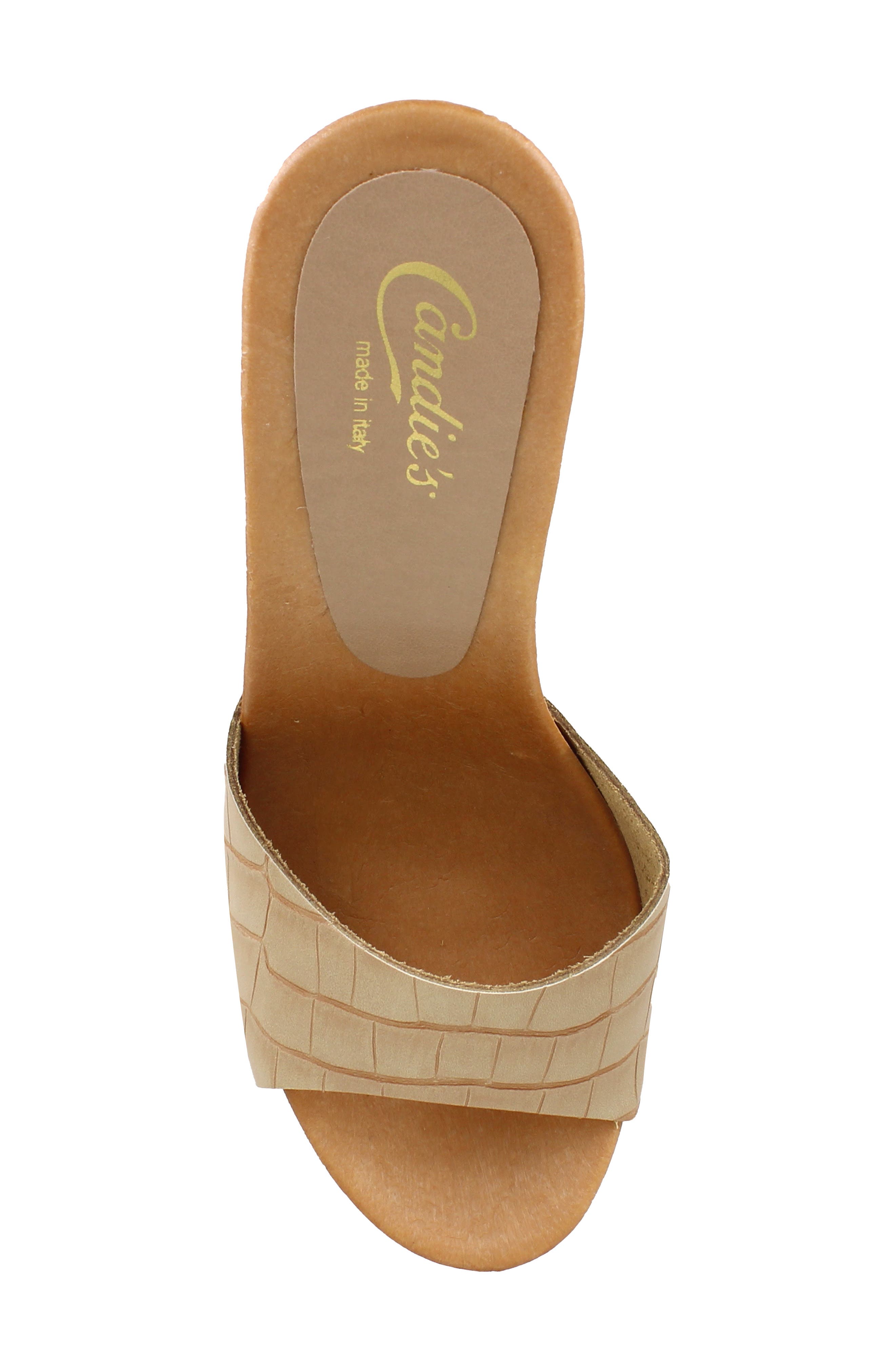 Candie's Viviana Slide Sandal, Alternate, color, Beige