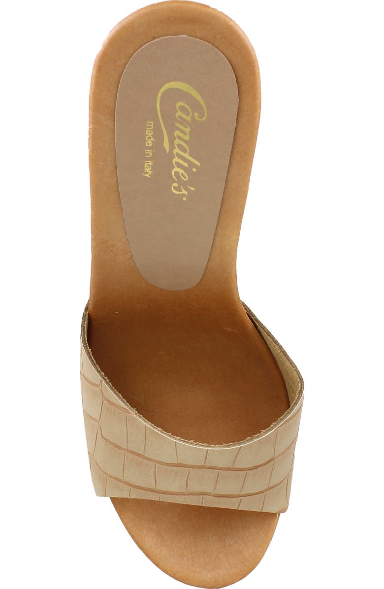 Candie's Viviana Slide Sandal, Alternate, color, Beige