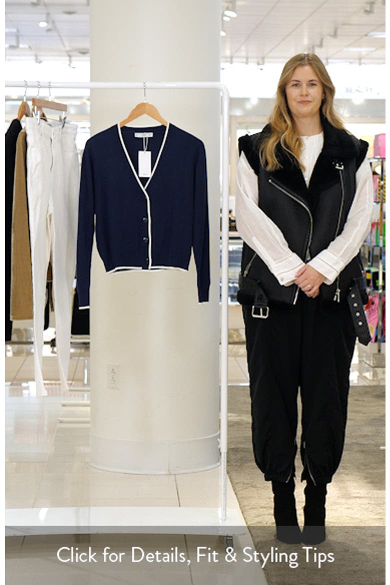 Tipped Relaxed Cardigan video
