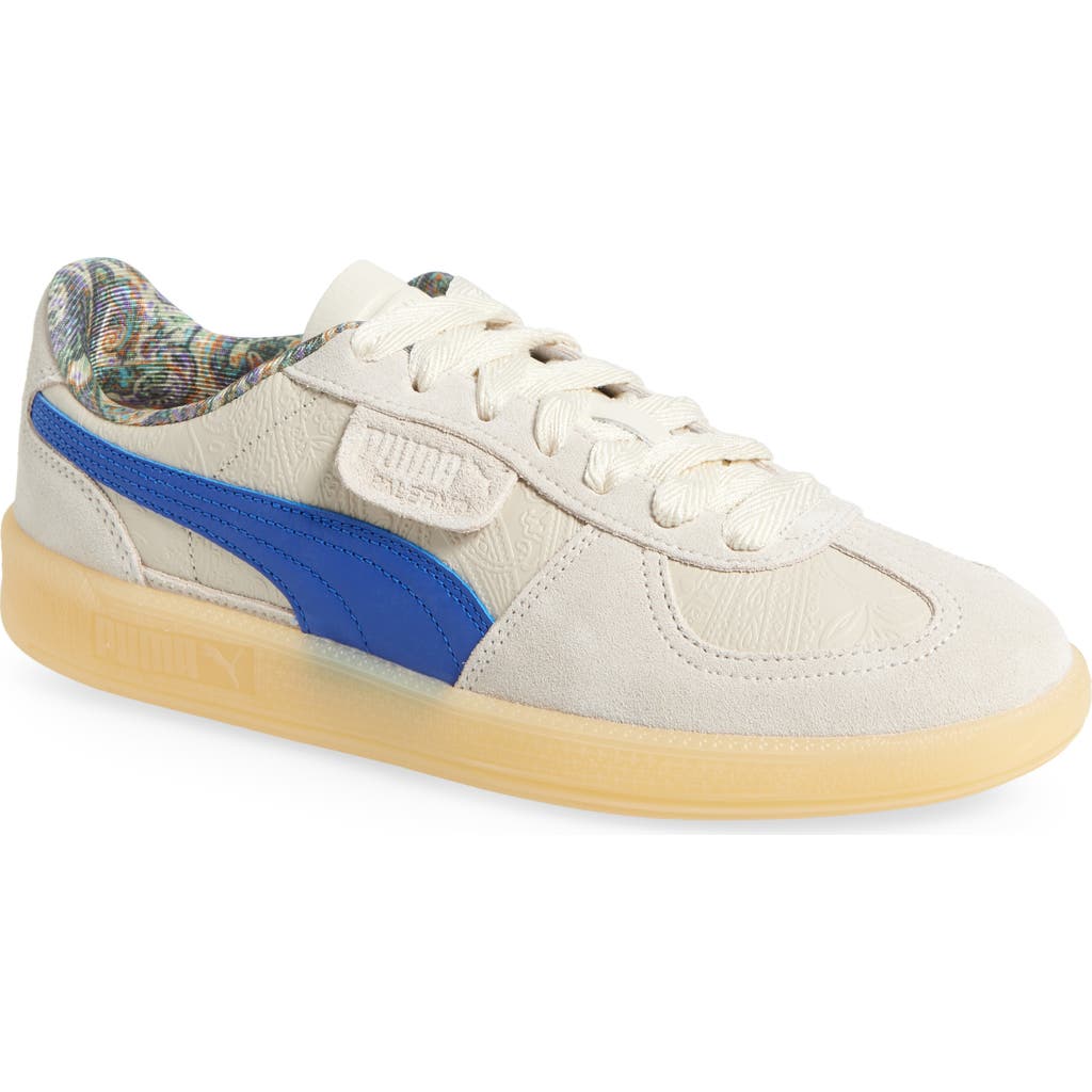 Puma Palermo Bomber Sneaker In Alpine Snow-vivid Blue