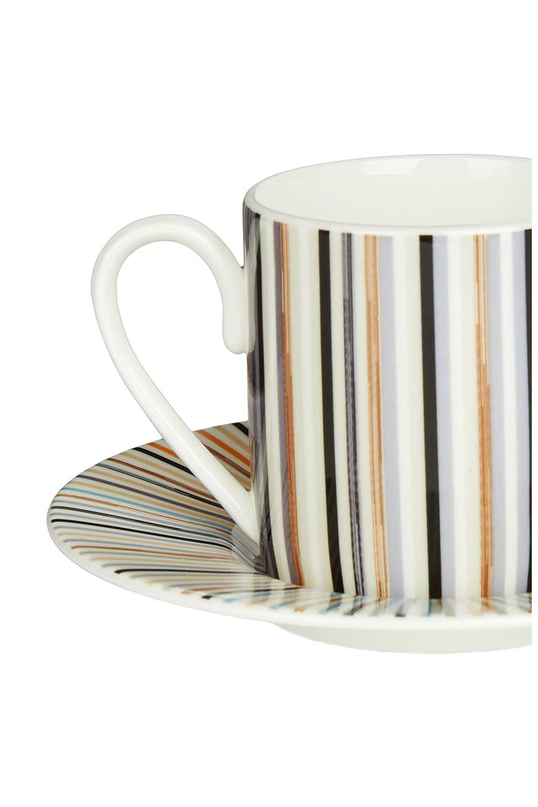 Jenkins Set Of 2 Coffee Cups & Saucers, Alternate, color, White