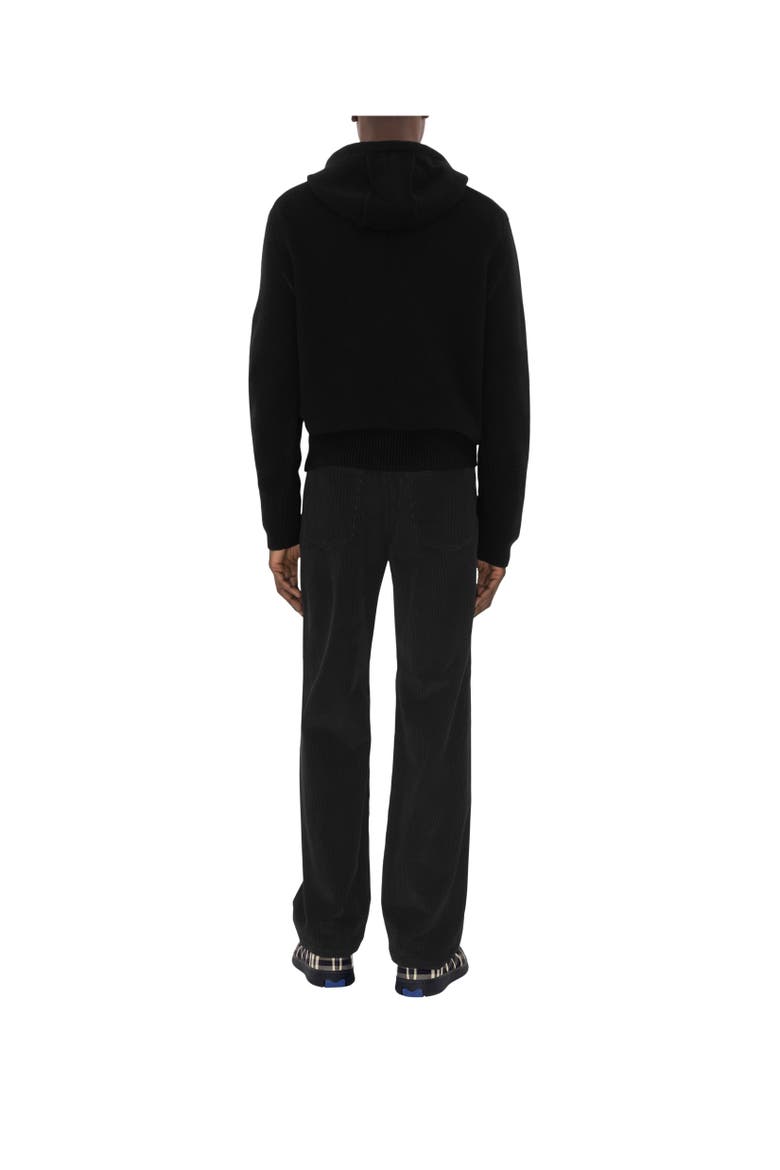 EKD Wool Cashmere Hoodie, Alternate, color, Black