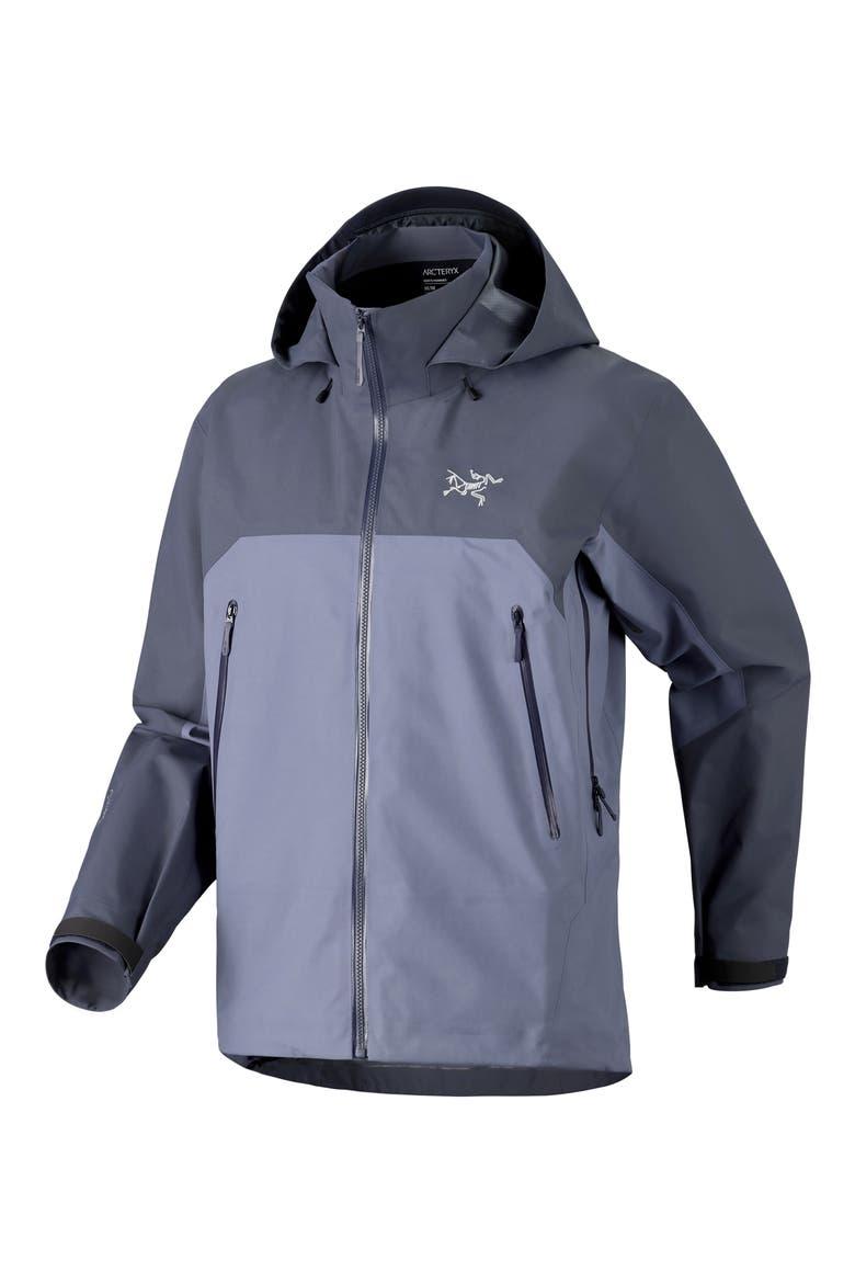 Beta AR Waterproof Gore-Tex® Pro Hooded Jacket, Alternate, color, DARK STRATUS / STRATUS
