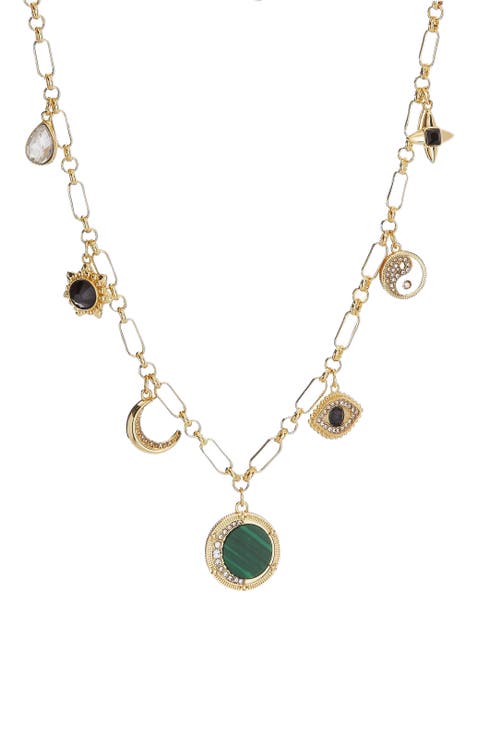 Malachite Charm Necklace