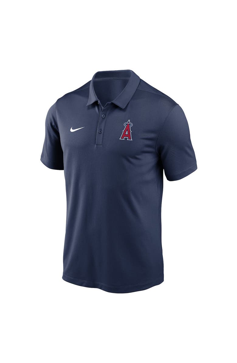 Nike Men's Nike Navy Los Angeles Angels Agility Performance Polo, Alternate, color, 