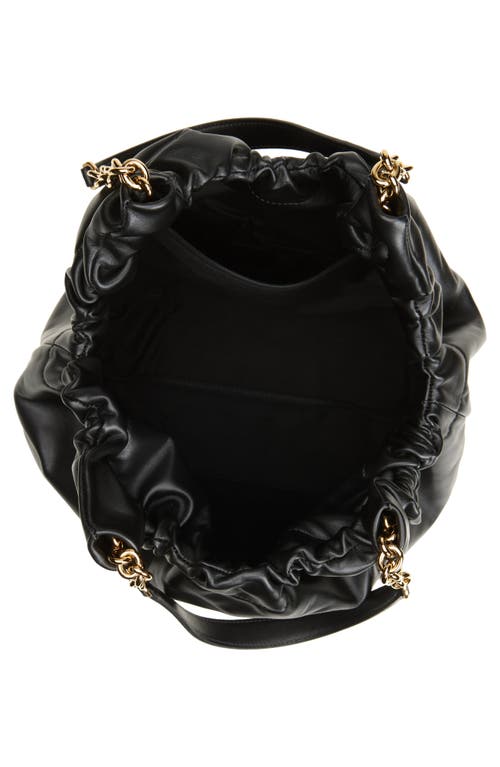 Demellier Miami Leather Hobo In Black