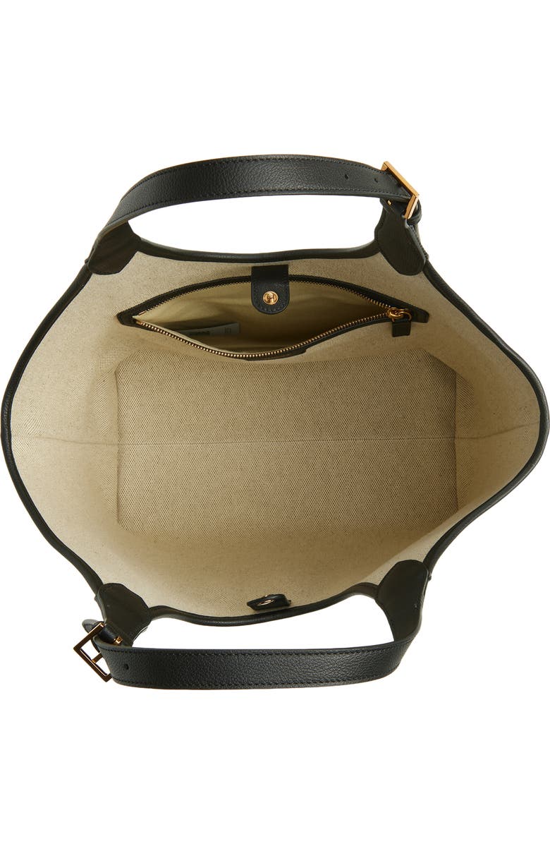 Versace La Medusa Canvas Tote, Alternate, color, Rope Black Gold