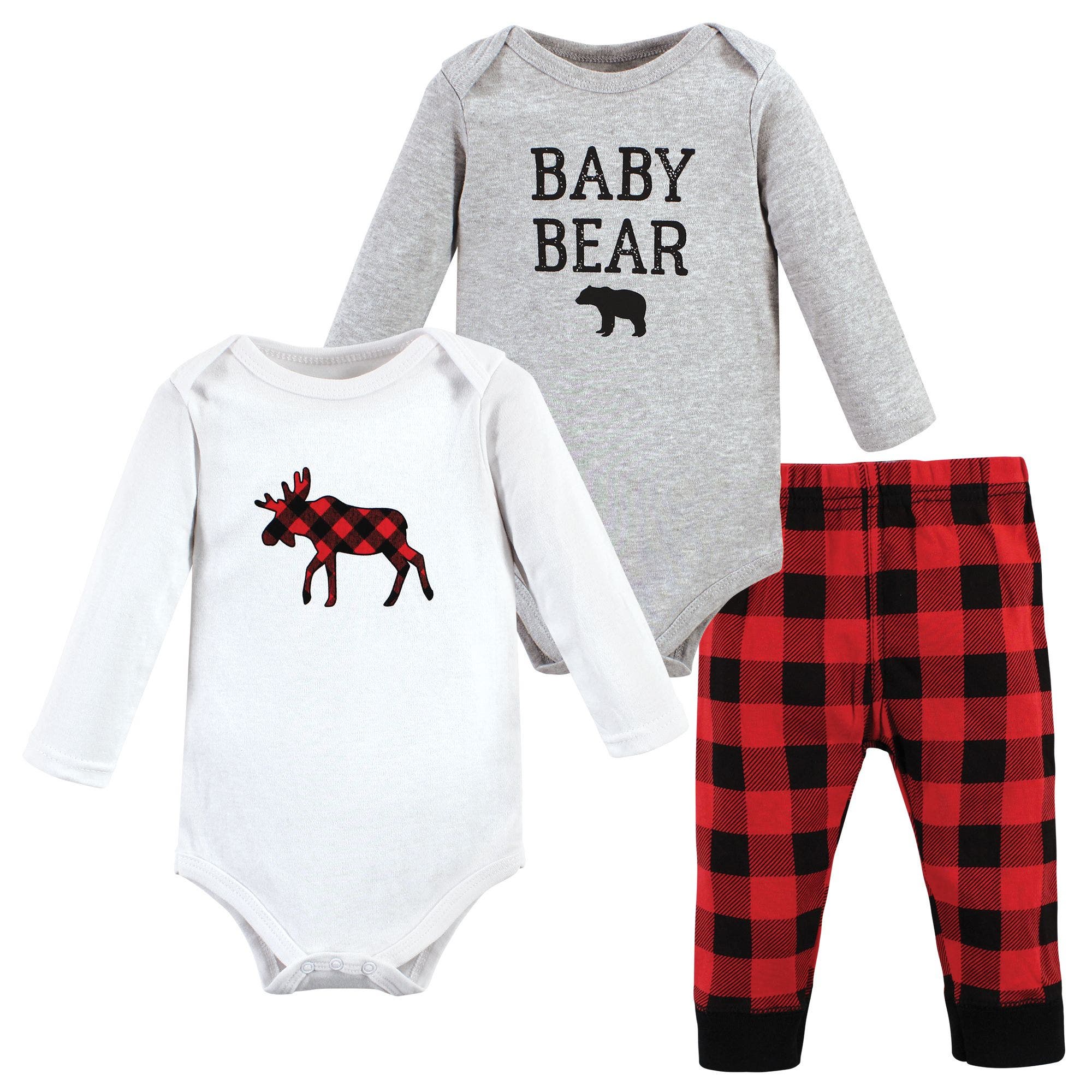 Buffalo Plaid Moose Bear