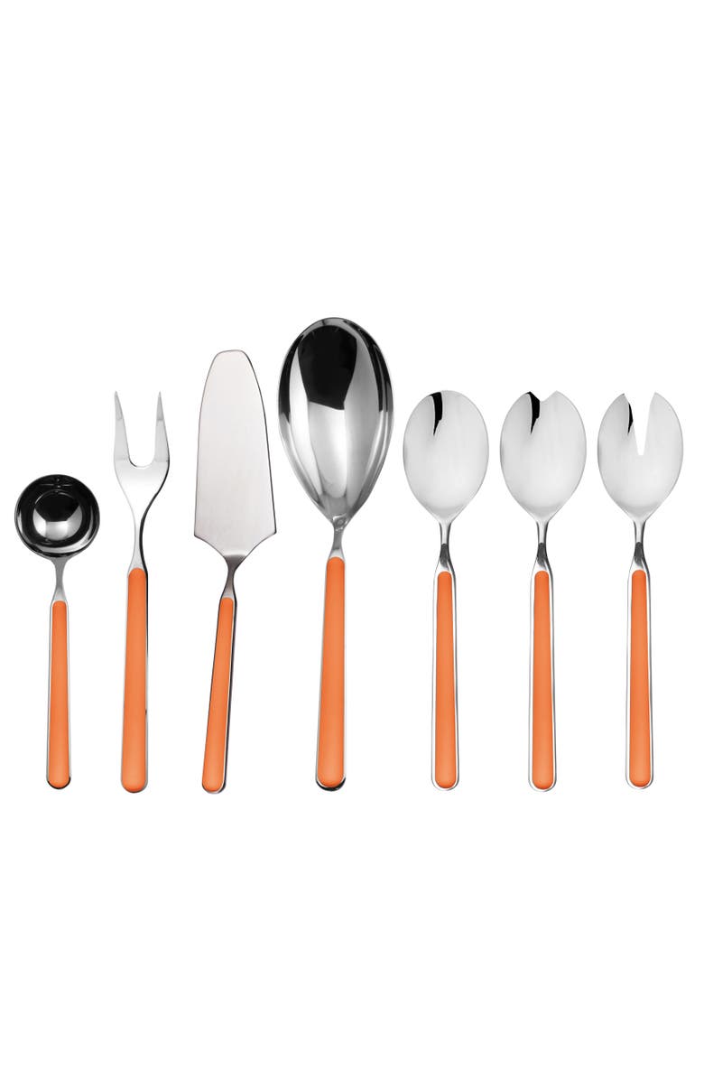 Mepra Fantasia Serving Set - 7 Pieces, Main, color, Carrot