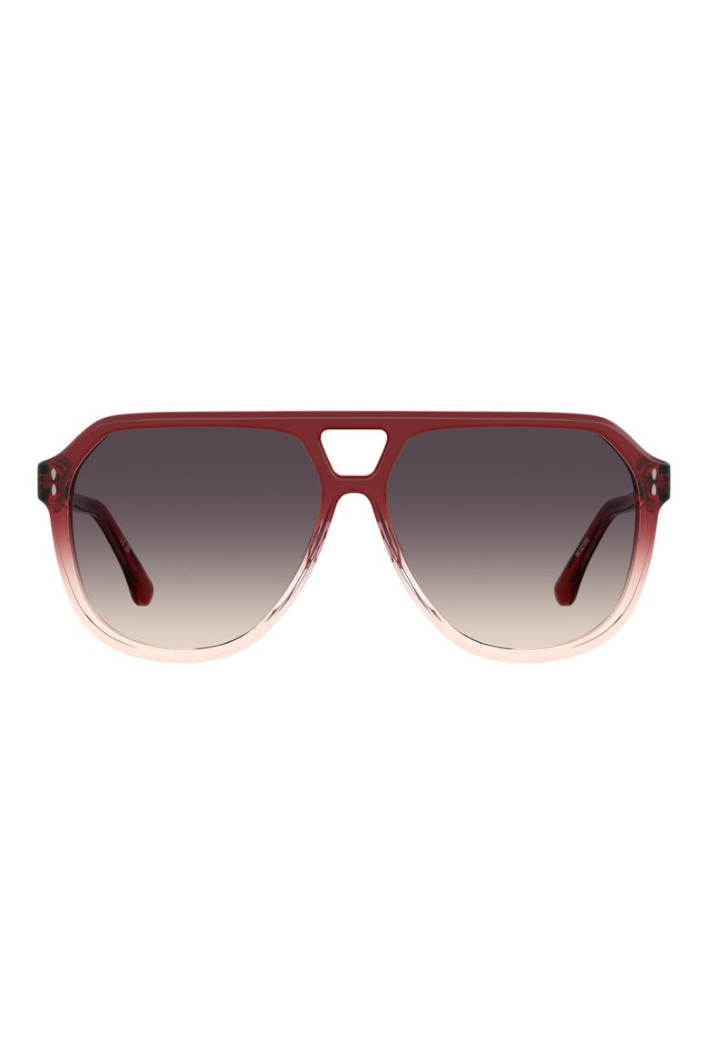 60mm Pilot Sunglasses, Main, color, 02OO-3X