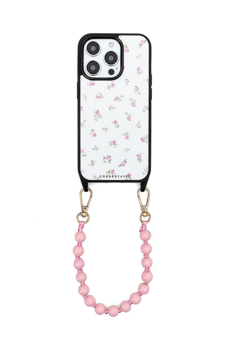 Peony Picnic Phone Wristlet Set, Main, color, Blush