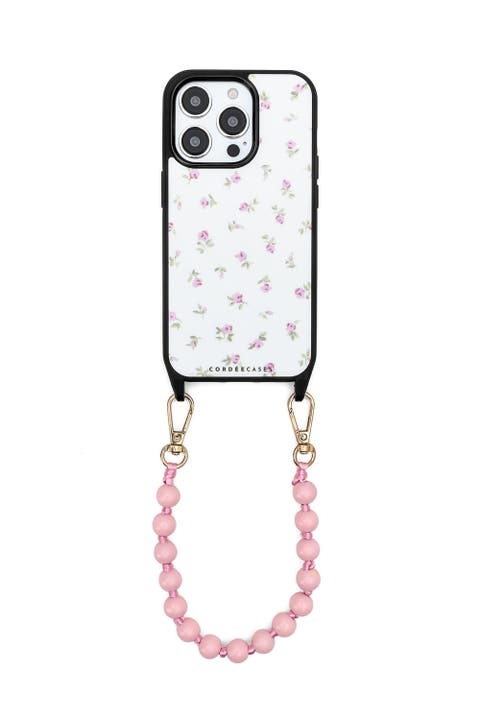 Peony Picnic Phone Wristlet Set