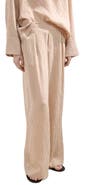 MANGO Stripe Straight Leg Pants
