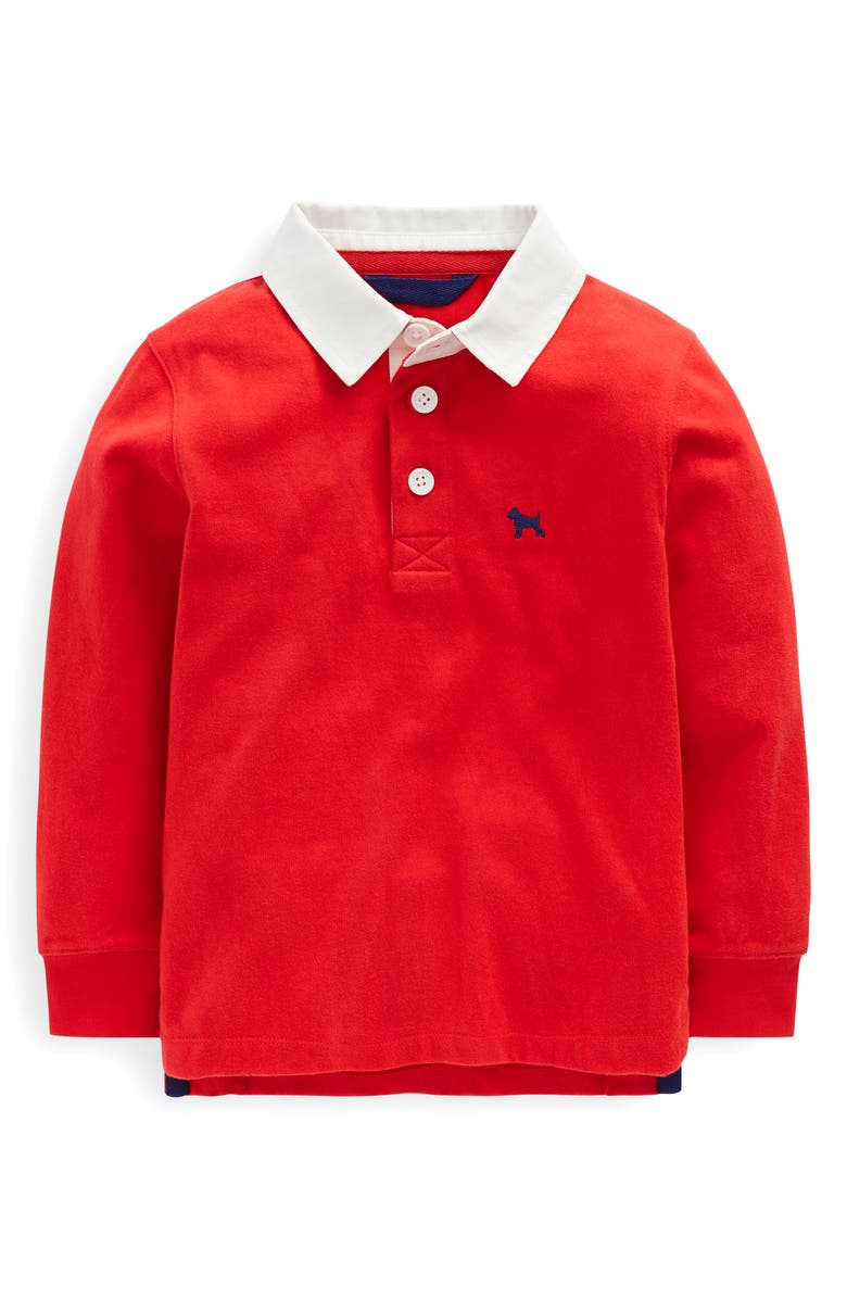 Mini Boden Kids' Classic Cotton Rugby Shirt, Main, color, 