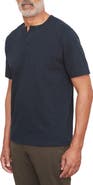 Vince Slub Split Neck T-Shirt