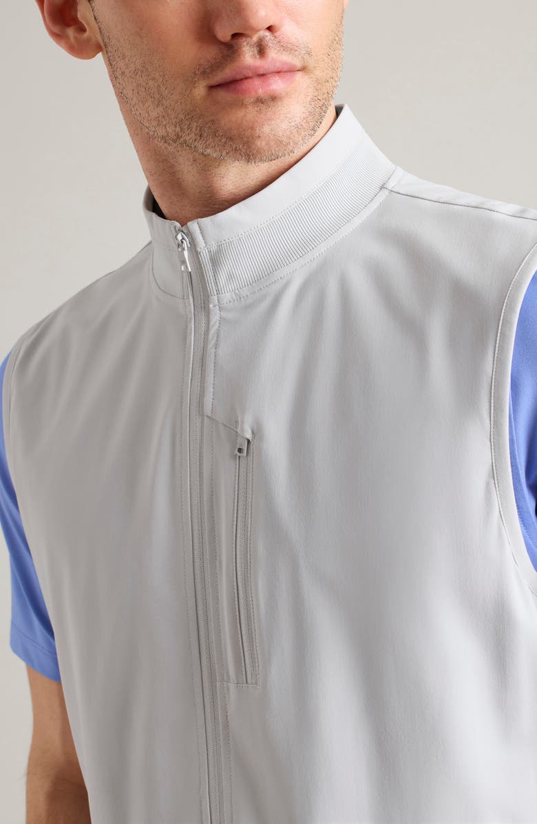 Rhone Top Flight Water Resistant Vest, Alternate, color, Sleet Gray