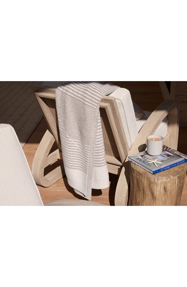 Barefoot Dreams<sup>®</sup> CozyChic<sup>™</sup> Split Stripes Throw Blanket, Alternate, color, 