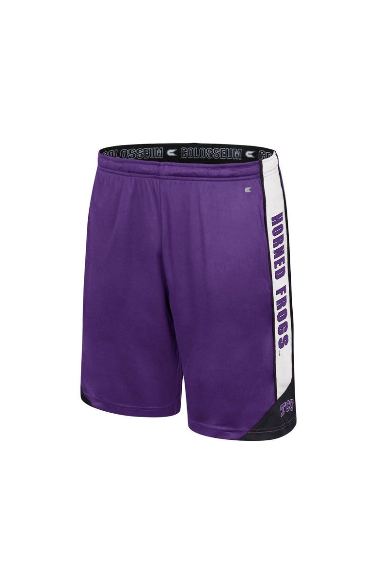 COLOSSEUM Men's Colosseum Purple TCU Horned Frogs Haller Shorts, Alternate, color, 