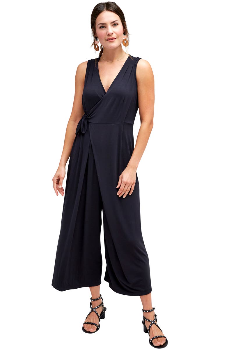 Nom Maternity Francesca Wide Leg Maternity/Nursing Jumpsuit, Alternate, color, 