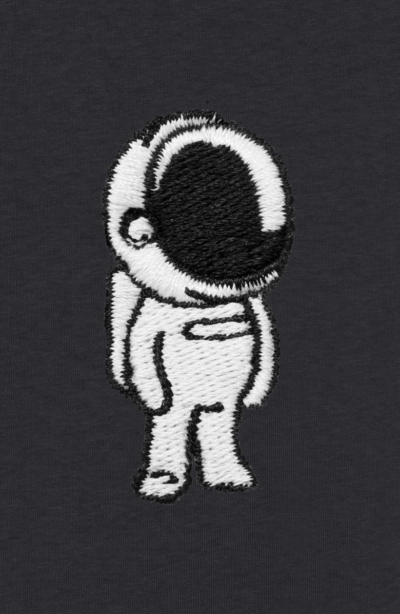 Dalix Mens Astronaut Midweight Garment Dye Tee, Alternate, color, Black