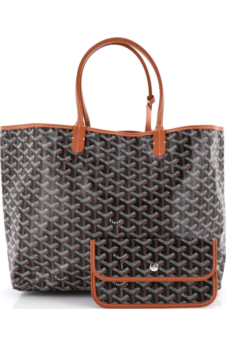 Pre-Owned Goyard Saint Louis Tote Coated Canvas PM, Alternate, color, Brown
