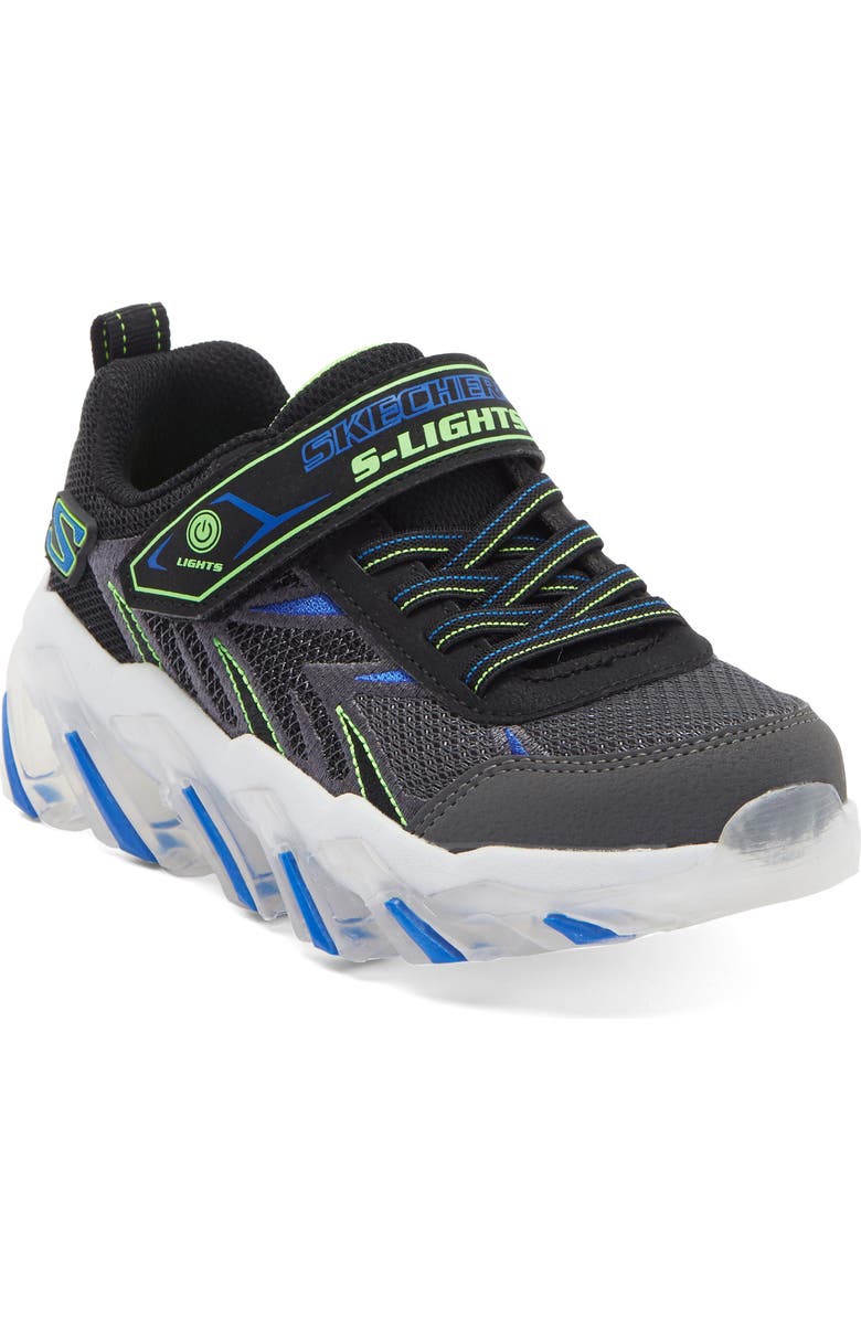 SKECHERS Kids' Mega-Surge 2.0 Light-Up Sneaker, Main, color, Charcoal/ Multi