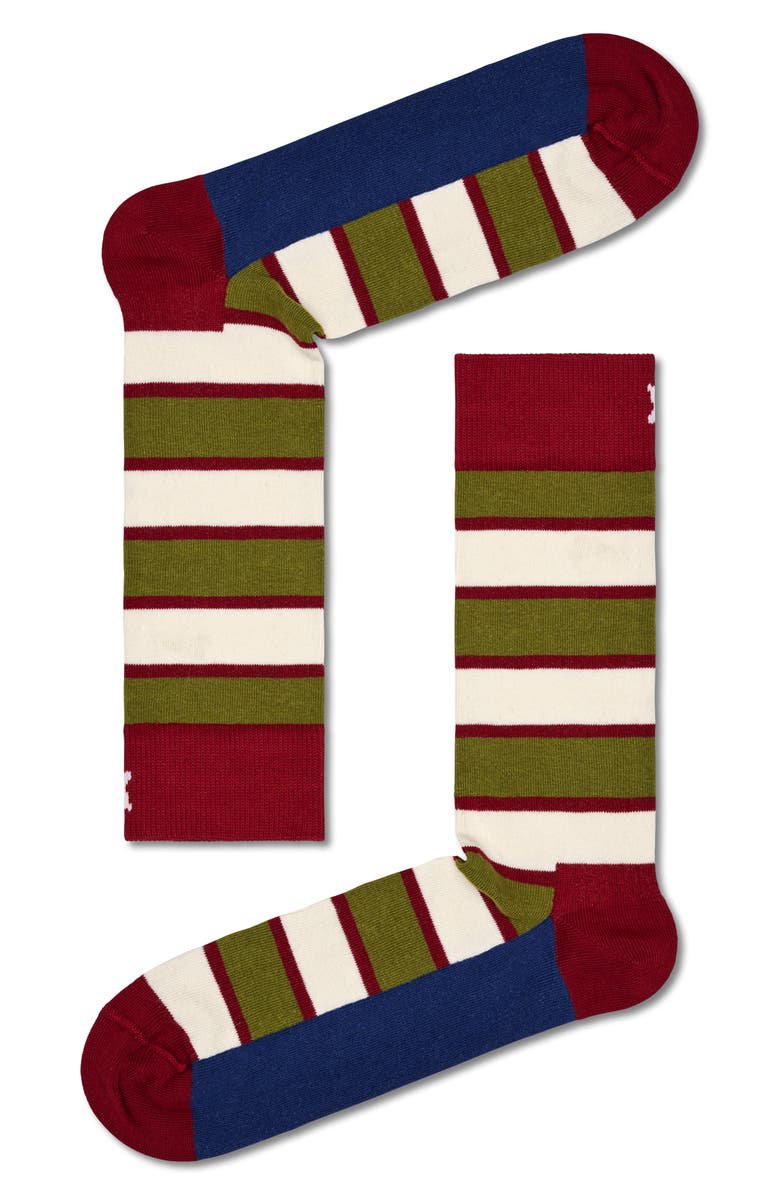 Happy Socks Assorted 4-Pack Vintage Pattern Socks Gift Box, Alternate, color,