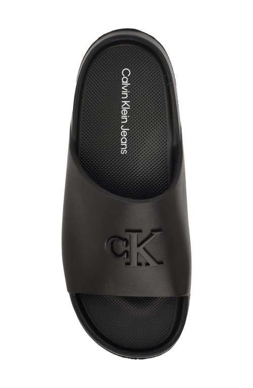Calvin Klein Nanzey Slide Sandal In Black 001