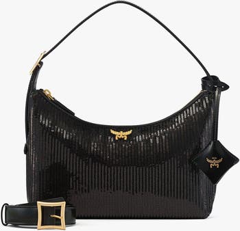 Aren Hobo in Sequin Lamb Leather