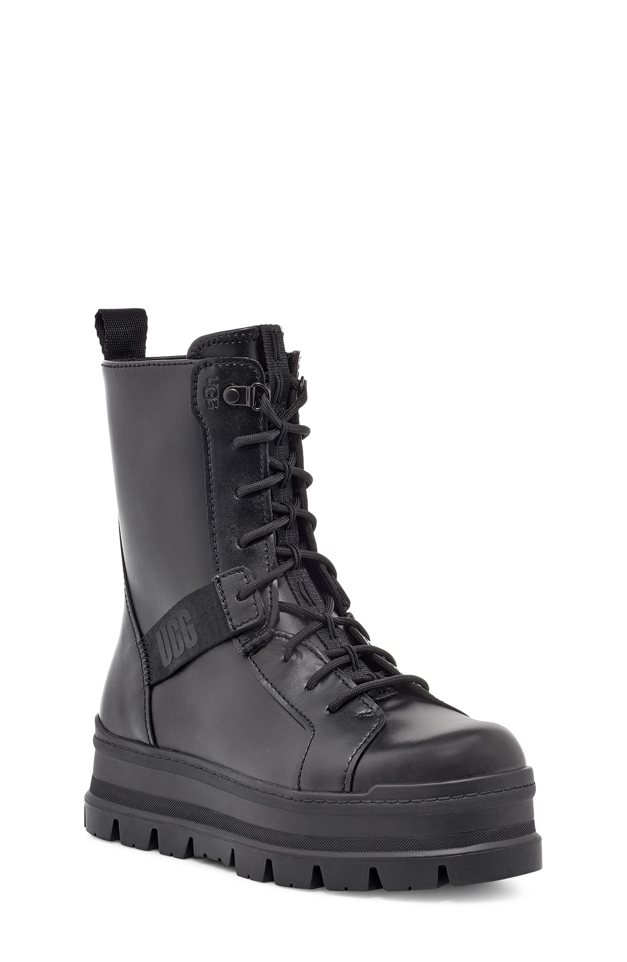 UGG<sup>®</sup> Sheena Lace-Up Boot, Main, color, 