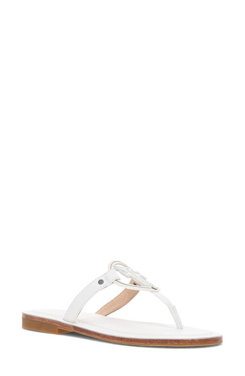 Frye Taylor Logo Sandal In White