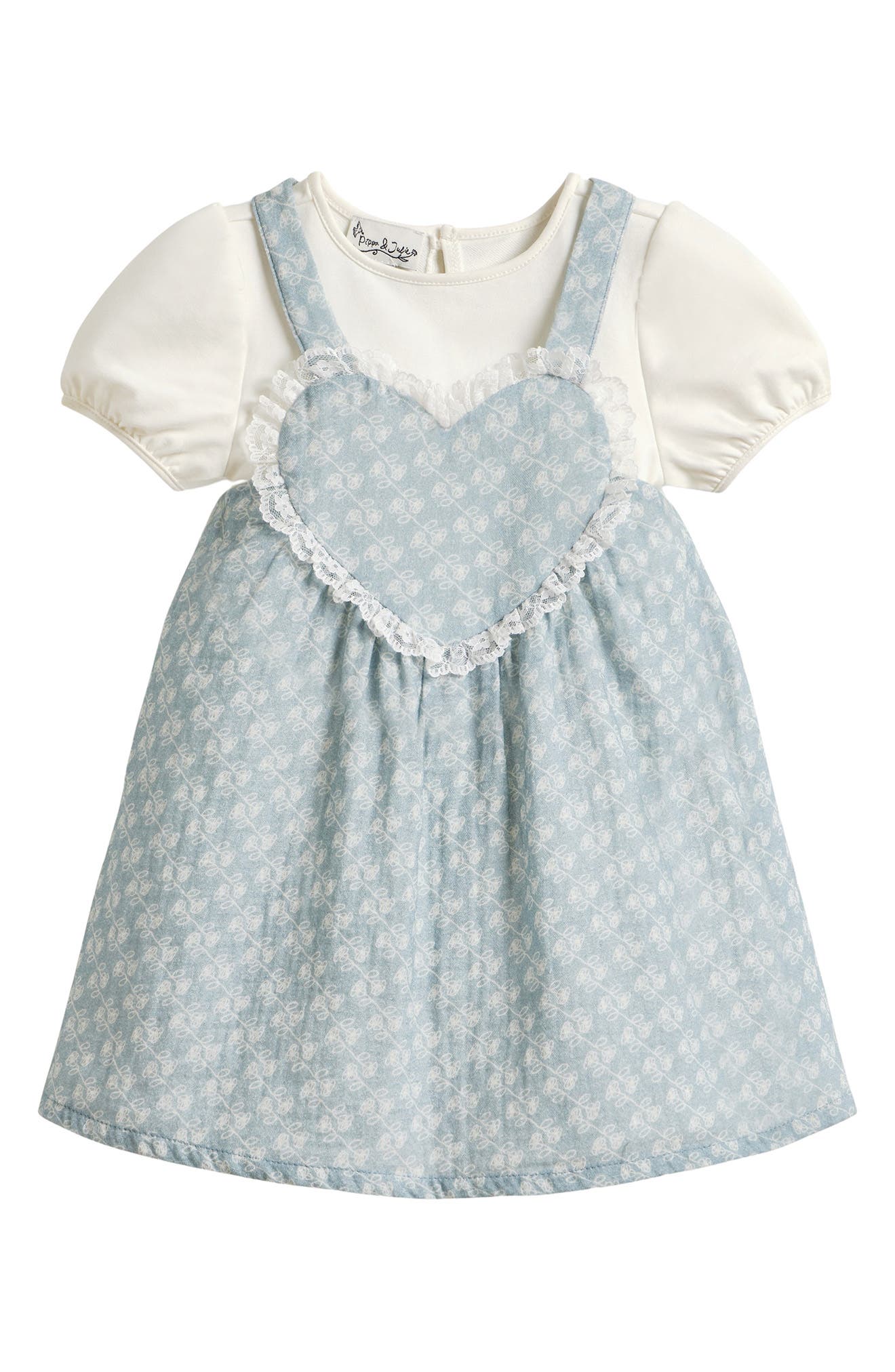 Courtney Heart Dress & Bodysuit Set