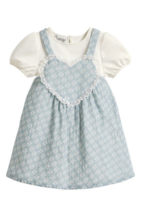 Courtney Heart Dress & Bodysuit Set